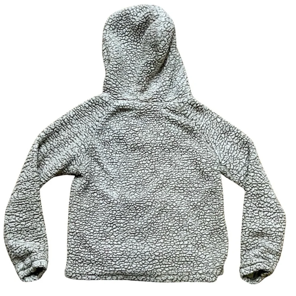 Thread & Supply Sherpa Hoodie Pullover Small Gray - Picture 4 of 4